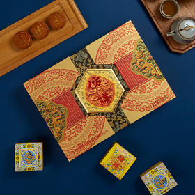 仿膳月饼礼盒 大皇尊御礼礼盒月饼 800克