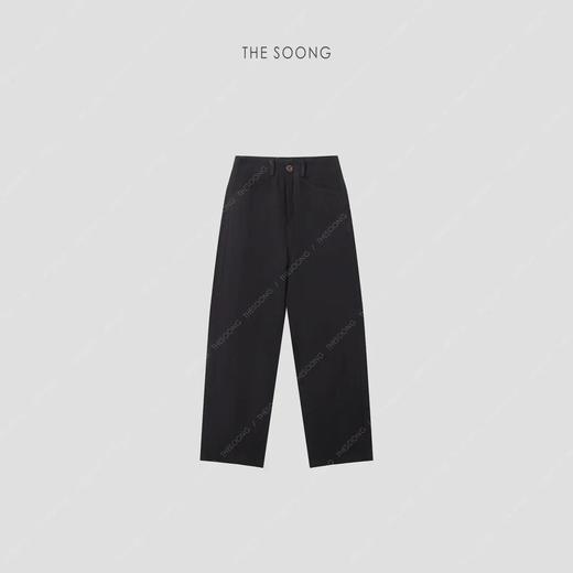 【不退不换】THESOONG |"慵懒随性"100%天然亚麻凉感透气垂感直筒休闲裤HWKZ3565 商品图1