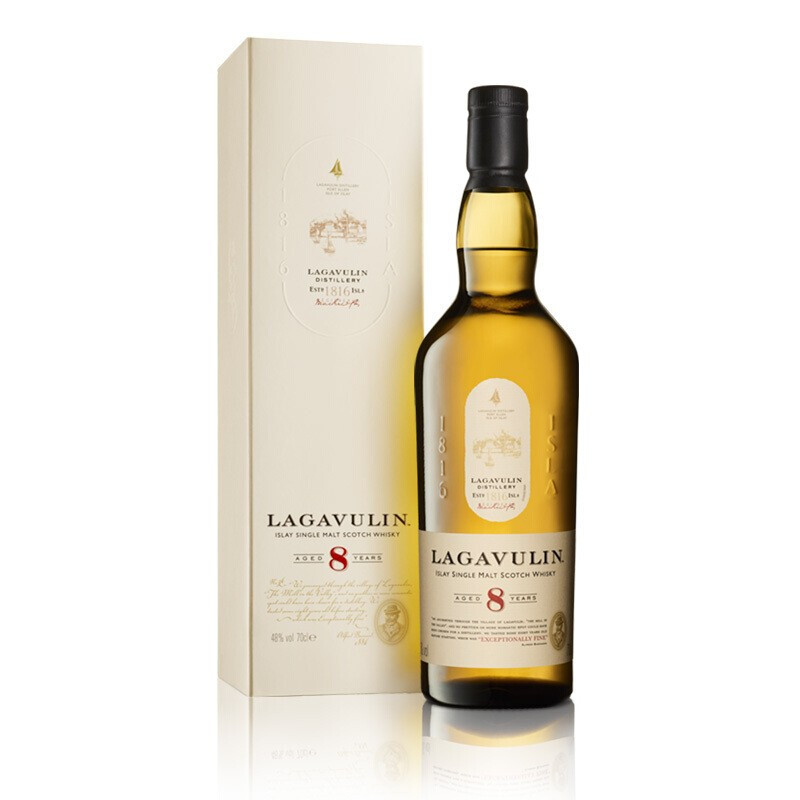乐加维林8年 苏格兰艾雷岛单一麦芽威士忌 泥煤