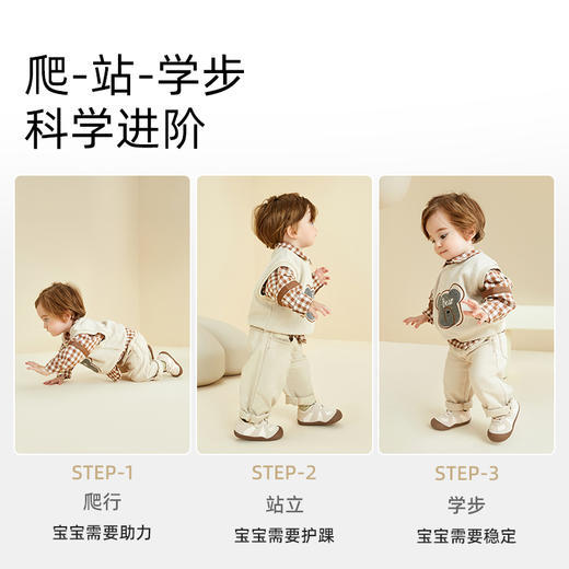 泰兰尼斯101秋季新款婴儿步前鞋男宝宝防滑软底女宝宝婴幼儿童鞋  T24B4C5270 商品图1