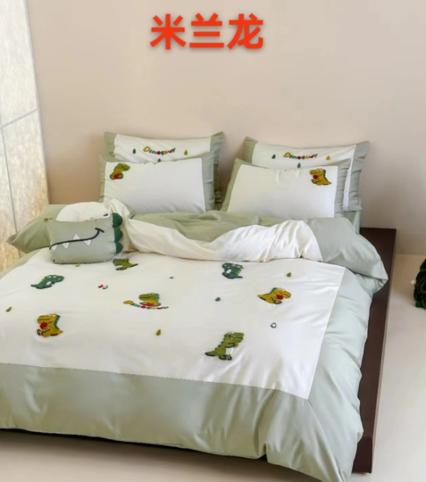 儿童全棉绣花四件套 商品图2