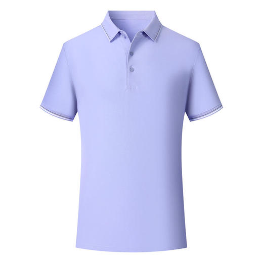 自由基地夏季新款180克桑蚕丝短袖polo翻领轻商务吸湿透气休闲T恤 NMT-2160 商品图8