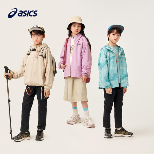 【商城同款】ASICS/亚瑟士童装特氟龙三防外套吸湿速干户外夹克新 商品图4