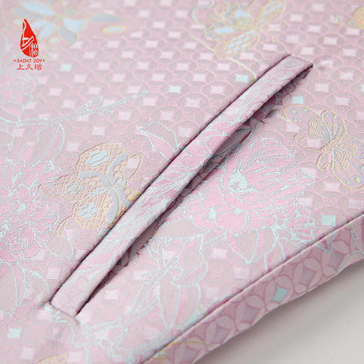 SAINTJOY/上久楷 女式宋锦外套 中式上衣 中国风 复古 栩栩  DWS24011 商品图6