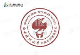 通版深圳市南方科技大学附属中学宝安学校校徽贴可缝烫款现货发51