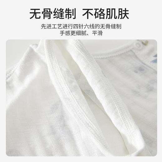 【小考拉空调服对开套装】婴儿睡衣服薄款女宝宝男纯棉夏季长袖套装家居服内衣裤空调服 商品图2
