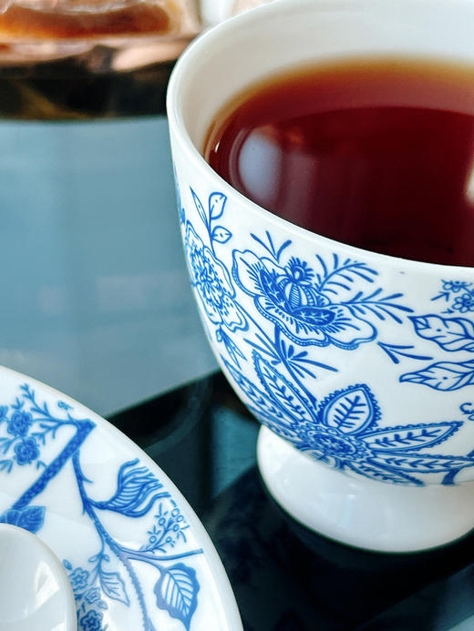 藏品级！高级感溢出屏幕【皇家摩尔花序绮梦咖啡杯】新骨瓷 手工描绘无铅铬无重金属 商品图4