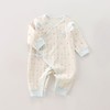 【新生儿星光小熊绑带连身衣】婴儿衣服纯棉a类春秋抗菌打底和尚服宝宝哈衣爬爬服新生儿连体衣 商品缩略图3