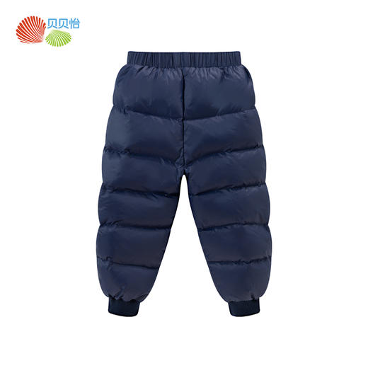 贝贝怡童装男童羽绒裤冬季保暖加厚轻暖棉裤中小童男孩防风防水ZB4DK002 商品图2