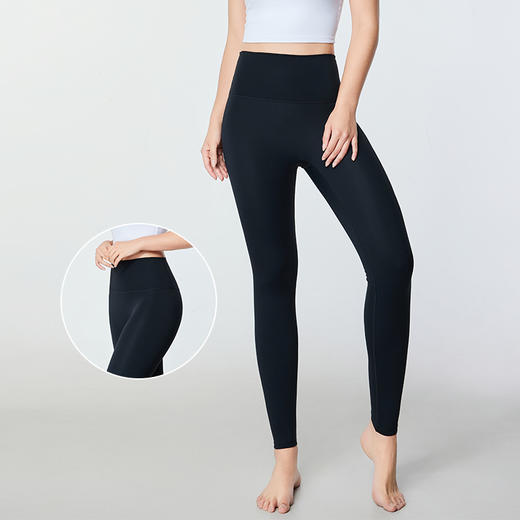 花瑜  2024  新款高腰提臀运动训练健身瑜伽九分裤hyk9-002 商品图7