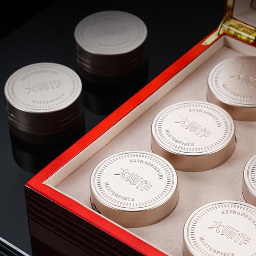 见山烤漆木盒【12小罐 灰色】80元一套/一件12套 商品图5