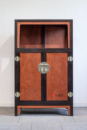 红桥红  家具严选  缅甸花梨(大果紫檀）  【紫光檀 125小号素面 万历柜】