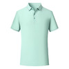自由基地夏季新款180克桑蚕丝短袖polo翻领轻商务吸湿透气休闲T恤 NMT-2160 商品缩略图7