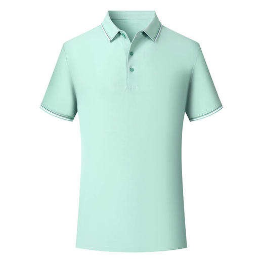 自由基地夏季新款180克桑蚕丝短袖polo翻领轻商务吸湿透气休闲T恤 NMT-2160 商品图7