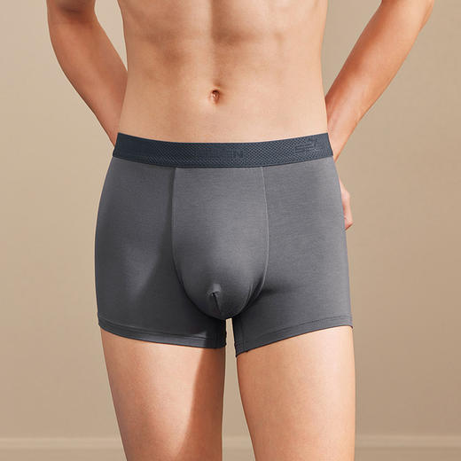 柒牌男士内裤莫代尔男生5A抗菌透气四角裤男款短裤衩3条装平角裤	127F70320 商品图1