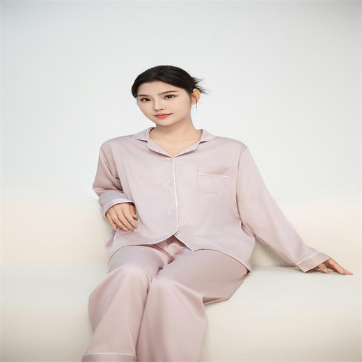 多喜爱 夏季天丝睡衣/家居服（短袖长裤款/短袖短裤款/长袖长裤款） 商品图8