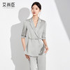 国风新中式西装套装女2024夏高级感两件套女装七分袖休闲外套薄款 商品缩略图0