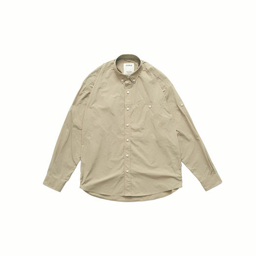 吃茶去chichaqu2024轻薄尼龙长袖衬衫城市户外钓鱼休闲百搭 商品图4