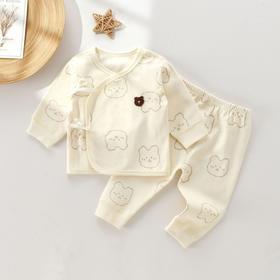 【新生婴儿分体套装】纯棉宝宝秋衣秋裤初生儿和尚满月服四季睡衣无骨