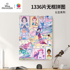 1336片 无框塑料拼图 HN1320 公主系列-偶像女孩