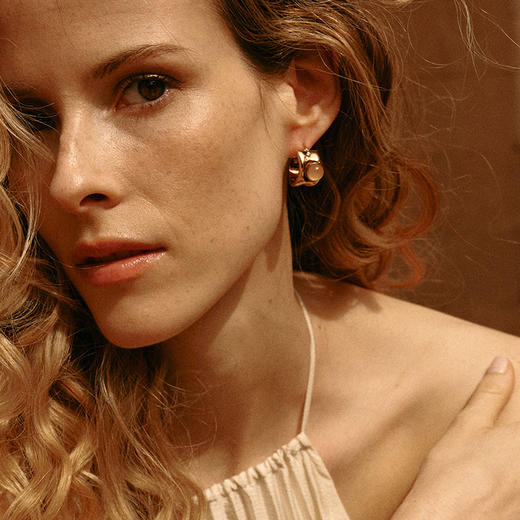 【Anglebaby杨颖&佟丽娅同款】Garden of Eden 伊甸园系列 | 晨曦耳圈 商品图2