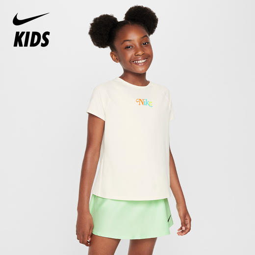 Nike Court Victory Dri-FIT 大童（女孩）网球短袖上衣 HM4590 商品图0