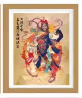 （文创）东韵6寸相框财神和五福ZSA031#