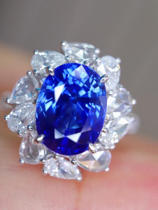 3.52ct 6.34g 蓝宝石戒指 商品图2