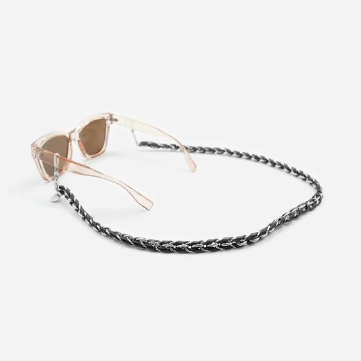 订购8周到｜La Coque Française-BIJOUX CHAINE-黑色 皮革 眼镜链［法国设计师］ 商品图0