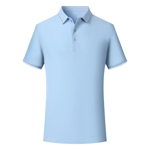 自由基地夏季新款180克桑蚕丝短袖polo翻领轻商务吸湿透气休闲T恤 NMT-2160 商品图10