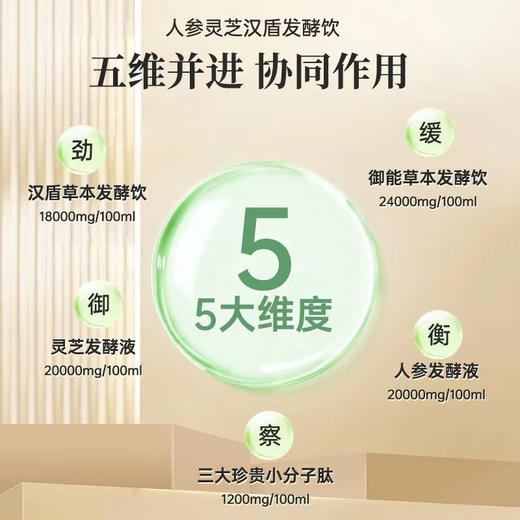 人参灵芝汉盾发酵饮  汉方酵素经典款  专利配方  //木本 商品图1