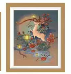 （文创）东韵6寸相框九色鹿XDA008#