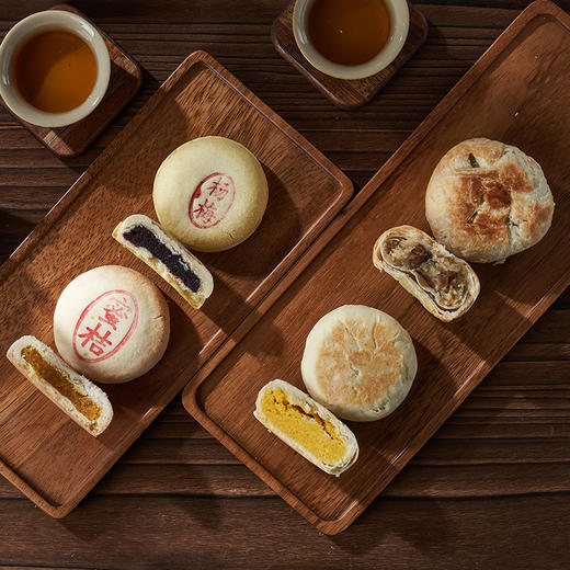 传统手工糕点火腿海苔绿豆酥饼点心零食小吃伴手礼中式茶点心批发 商品图1