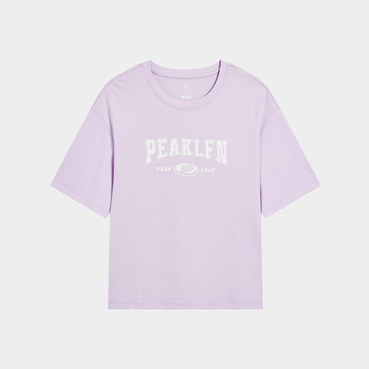 匹克2024年新款时尚生活女款圆领短T恤F6242176/F6242178 商品图1