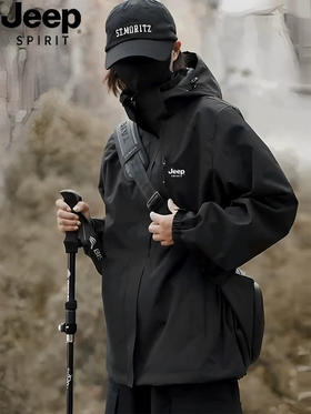爆款限时返场🔥必囤🐮货‼️【美国🇺🇸大牌 JEEP SPIRIT 迷彩情侣款同款冲锋衣】专柜三位数💰咱们抢购价低至1折起😭薅羊毛速来！！