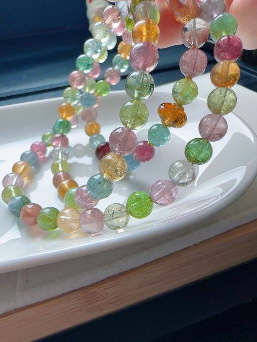 45g 6.7mm 碧玺手链 商品图1