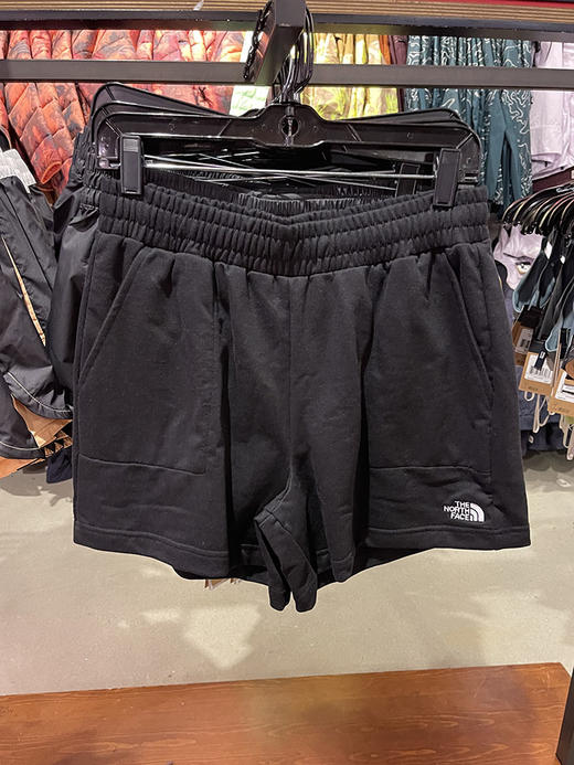 THE NORTH FACE/北面 女士刺绣款松紧腰纯色透气运动卫裤短裤 商品图2