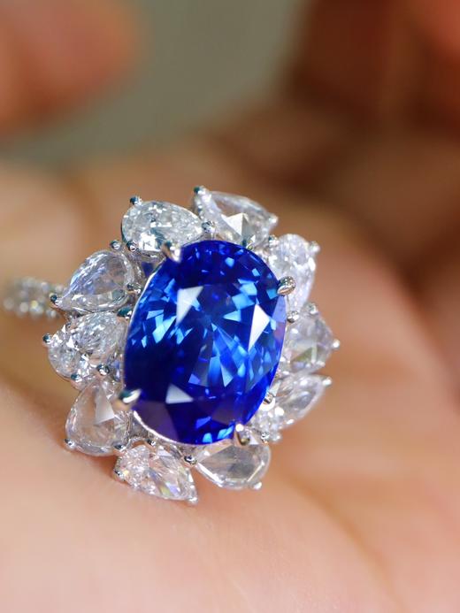 3.52ct 6.34g 蓝宝石戒指 商品图4
