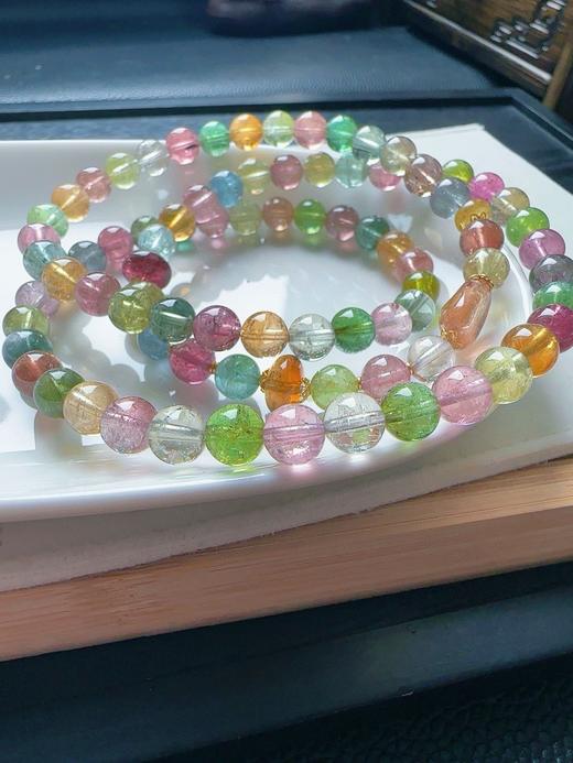 45g 6.7mm 碧玺手链 商品图7