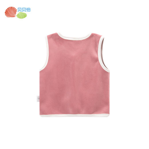 贝贝怡童装儿童双面绒马甲春秋冬内搭外穿奥粒绒保暖上衣男女宝宝ZB3DS003 商品图6