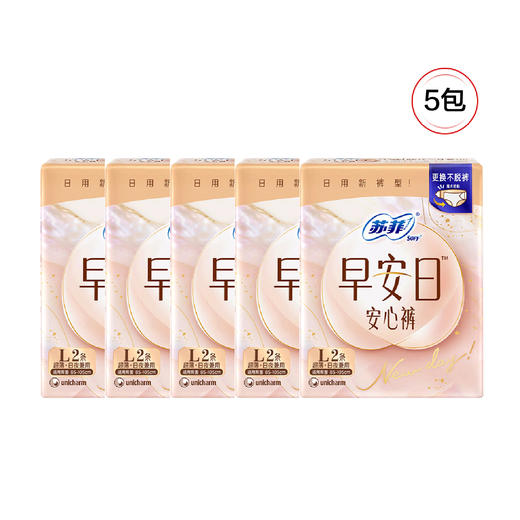【清仓好价】苏菲早安日安心裤2条装*5包(L码适合臀围85-105cm) 商品图1