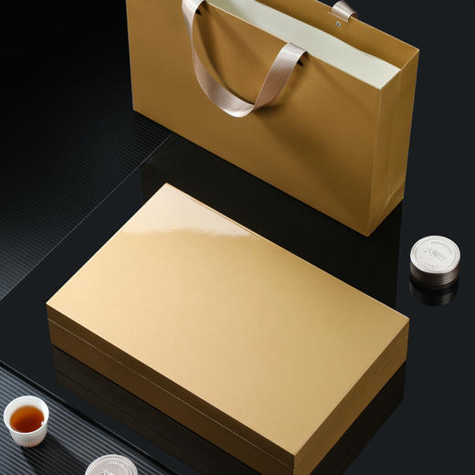 见山烤漆木盒【12小罐 金色】80元一套/一件12套 商品图1