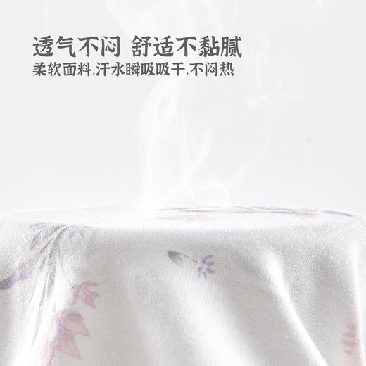 【国潮“飞花似梦”对开连体衣】婴儿连体衣四季款初生女宝宝纯棉哈衣新生儿外出服中国风婴儿衣服 商品图2