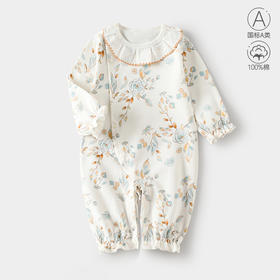 【爱丽丝花园系列】婴儿四季服装a类纯棉女宝宝连体衣春秋衣服长袖外出新生儿爬爬服