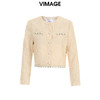 VIMAGE纬漫纪秋季新款气质显瘦通勤小香风短外套V2203802 商品缩略图5