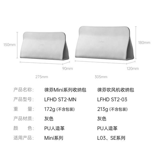 【积分兑换】Laifen徕芬  高速吹风机专用便携收纳包 商品图5