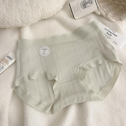 【7A婴儿棉内裤】女生纯棉无痕全棉底裆少女中腰软糯亲肤女士三角裤头，触感亲肤软糯、上身舒适透气。ry 商品图7