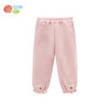 贝贝怡童装女童春秋款长裤2024新款儿童外穿甜美卫裤女孩休闲裤ZB3DK047 商品缩略图4