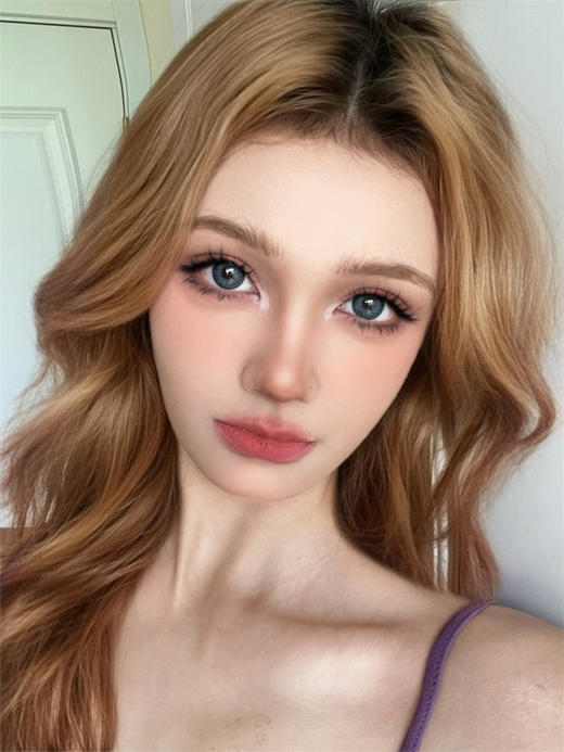 SunYior秀儿 杜松甜酒 年抛直径14.5mm混血美瞳 灰色 商品图0