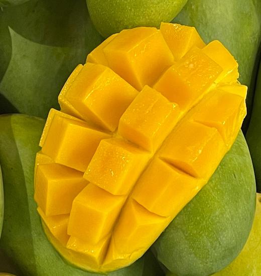 杞冠臻选 | 四川攀枝花 特级凯特芒果 精品大果 带箱10斤 果皮黄绿酸甜可口 果皮变黄9分甜 商品图4